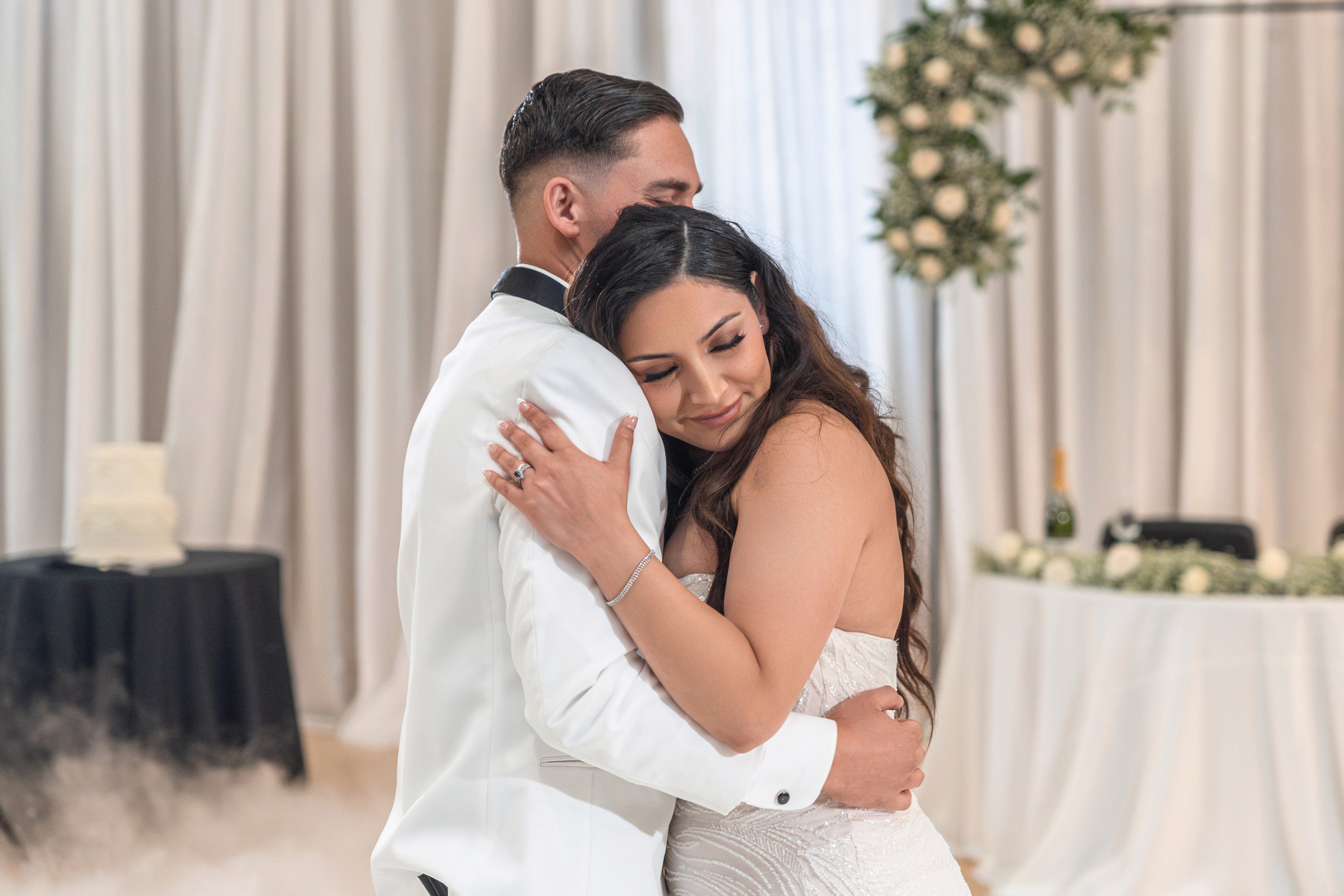 Wedding first dance light and airy photo