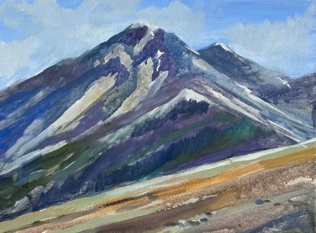 2025 “Heart of the Mountains”. Olga Savelova, artist and painter