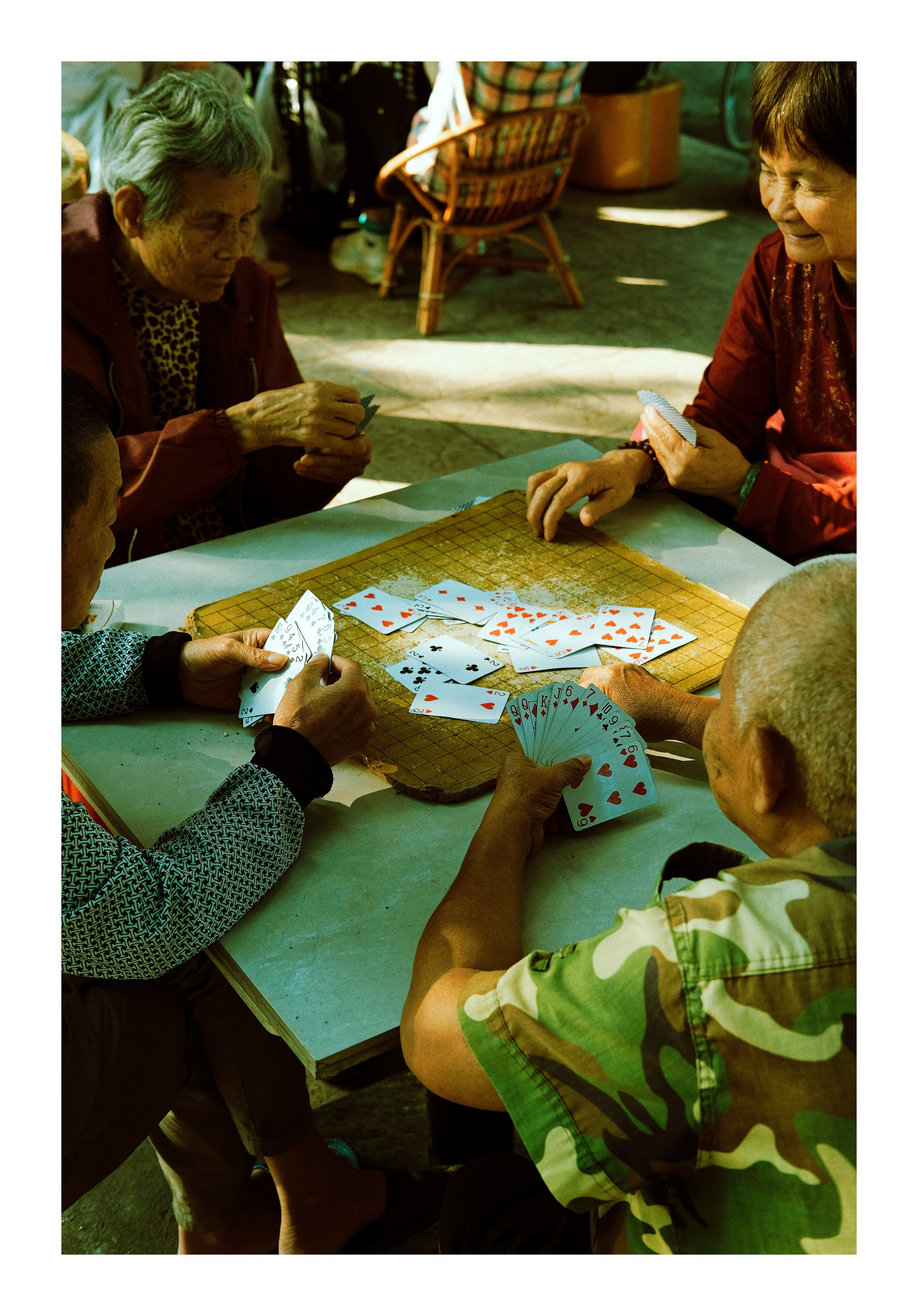 Elderly People Playing Cards | Guangzhou, China