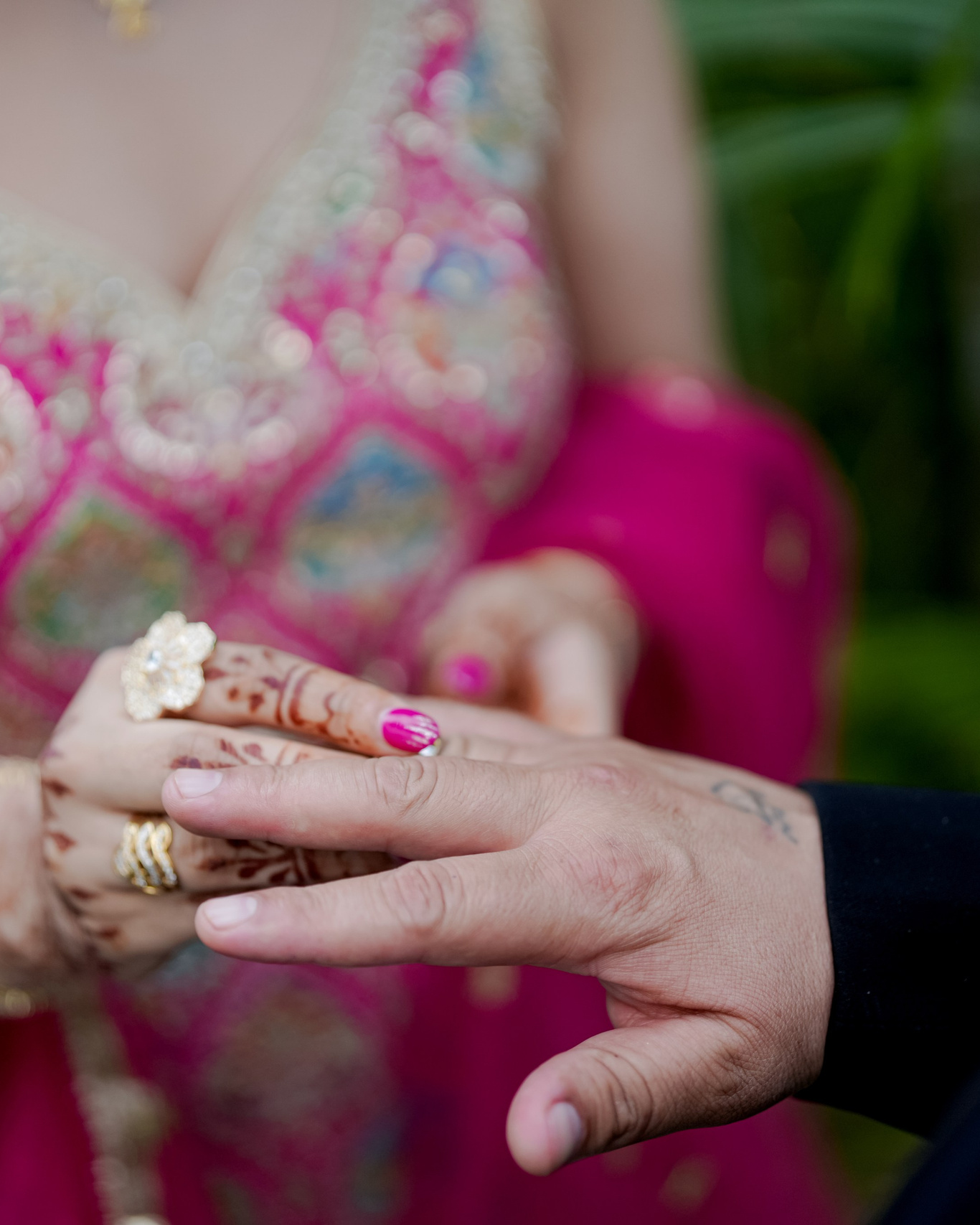 Short & Sweet"Engaged has a nice ring to it! Wishing you both a lifetime of love and happiness.""Two hearts, one beautiful promise. Congratulations on your engagement!""Cheers to a lifetime of love, laughter, and making dreams come true."Heartfelt & Romantic"May the sparkle of your rings always remind you of the unbreakable bond and love you share.""As you step into this beautiful chapter, may your commitment to each other shine as bright as your rings.""Your love story is a joy to witness. Wishing you a beautiful journey filled with trust, joy, and endless blessings."Funny & Playful"Congrats on finding that one special person you want to annoy for the rest of your life!""You liked it, so you put a ring on it. Cheers to the happy couple!""Here's to a lifetime of love, laughter, and never agreeing on where to eat!"
