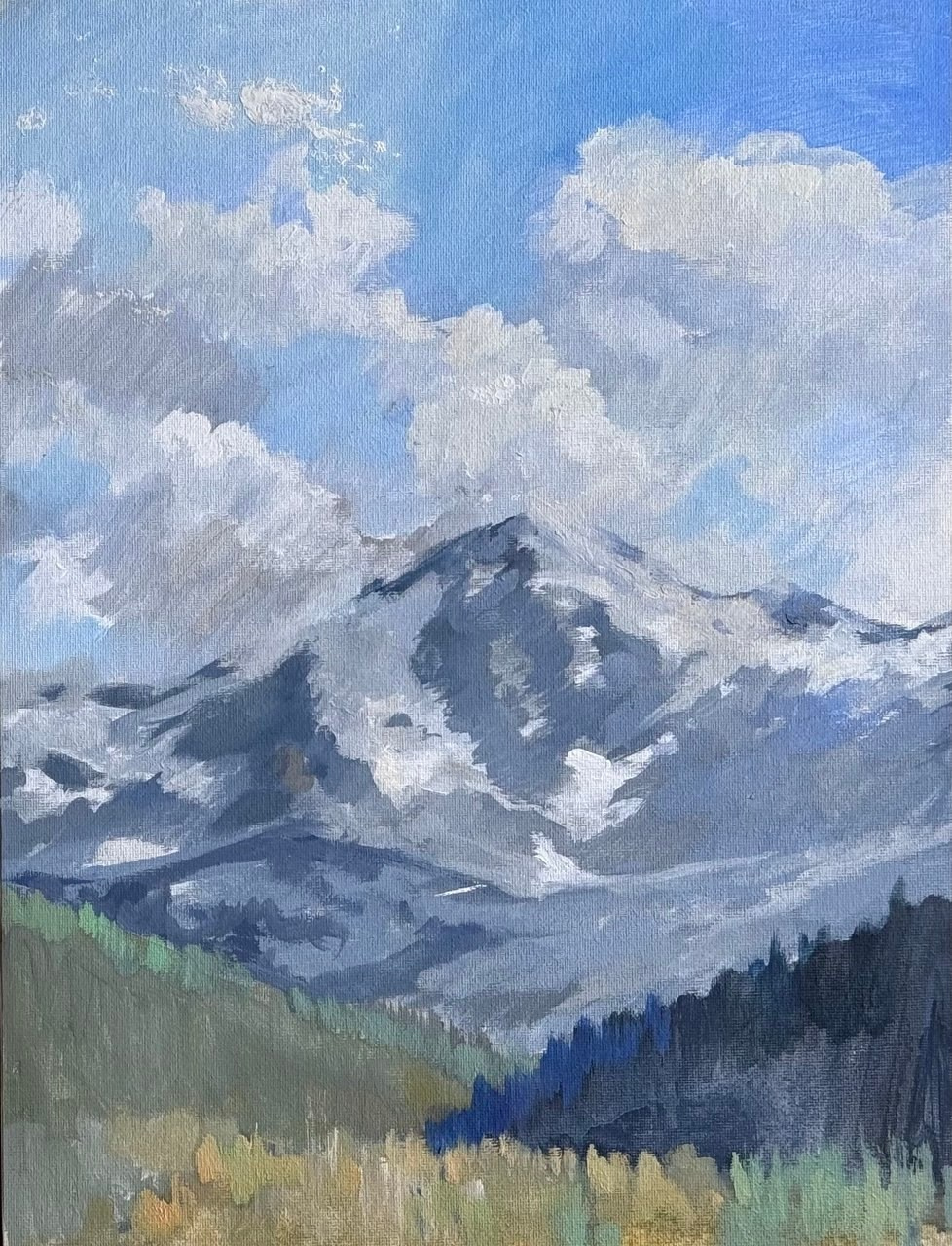 2025 “Heart of the Mountains”. Olga Savelova, artist and painter