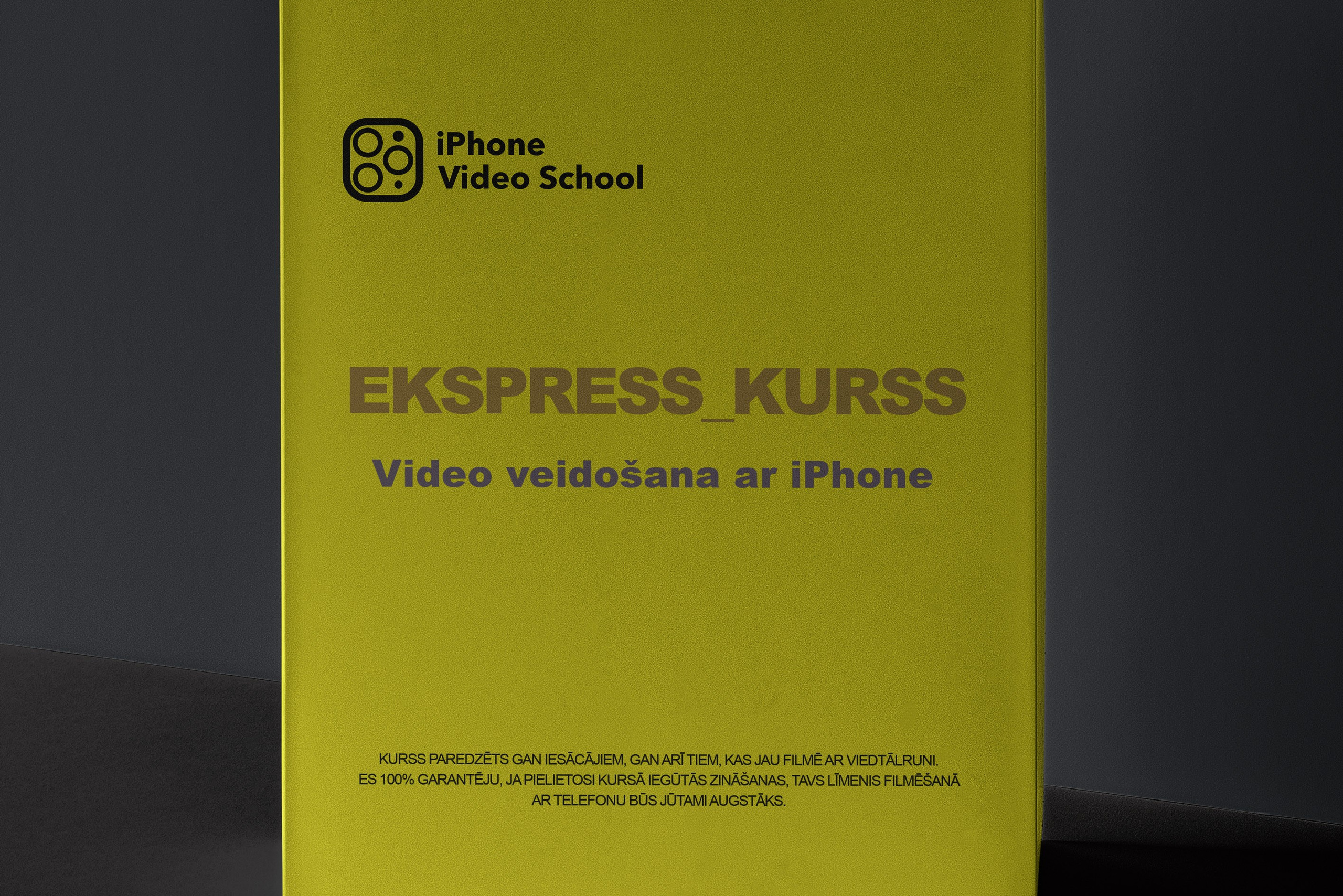 Filmēšanas kursi, gan klātienes, gan online. Video shooting and creating with phone, iPhone Video School