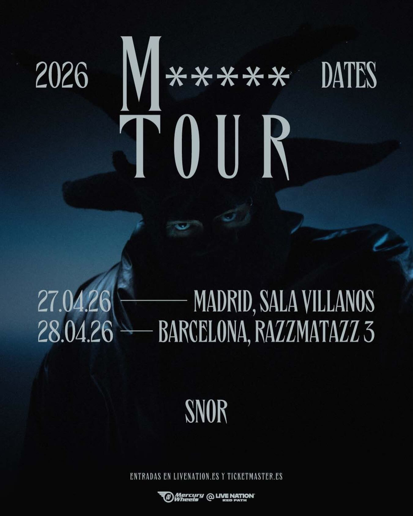 Snor in Spain 2026: concerts in Madrid and Barcelona — tickets, dates, tour info | FOTKAI