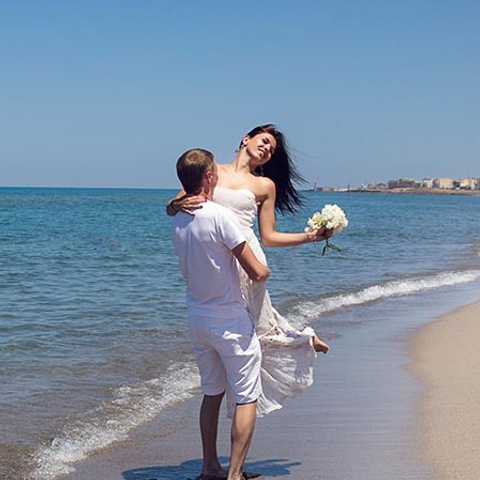 Отзывы наших клиентов. Свадьбы в Греции на Крите и Санторини, фотограф — Екатерина Романова