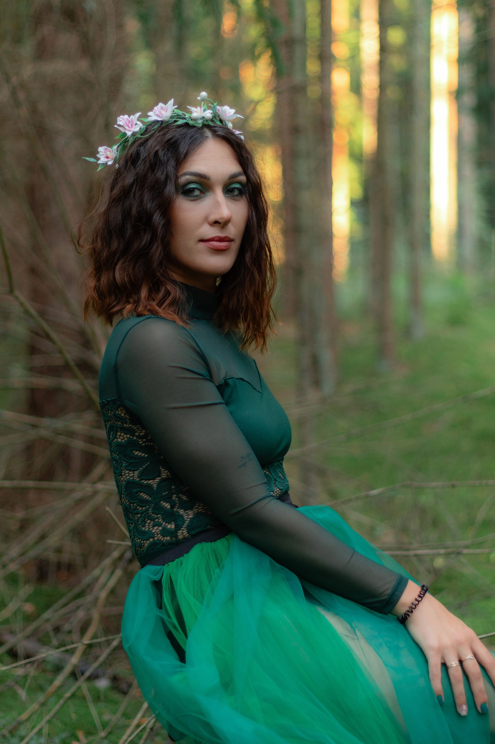 Фотограф Даугавпилс | Фотосессия девушки в лесу