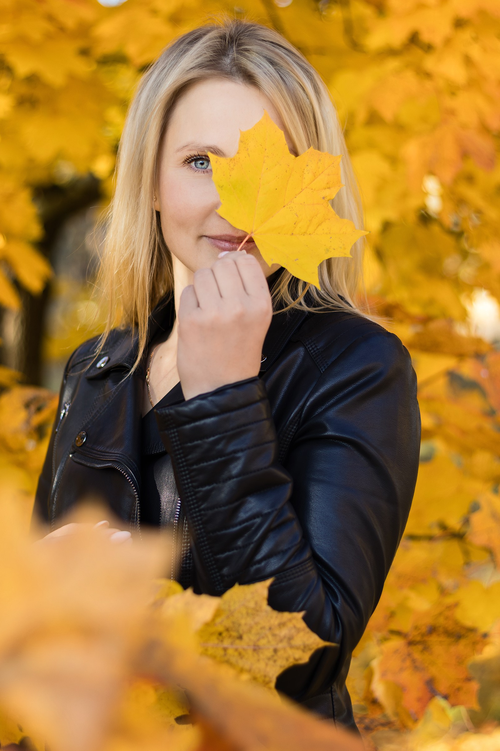 Fotosesija Daugavpilī rudenī