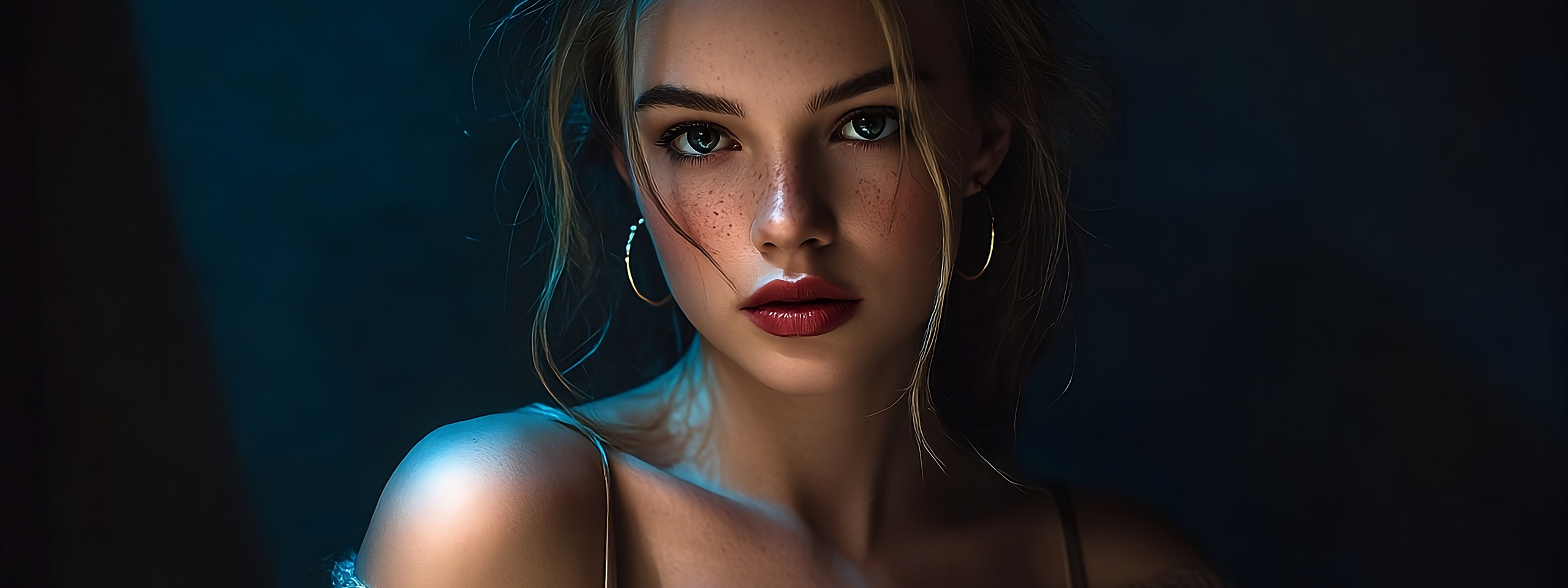 Maya at Golden Hour — Intimate Studio Portrait. Edwardsartistry