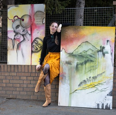 Oil painting, acrylic painting and art. Brand / Business Photographer & Coach Prague — Dana Lišková