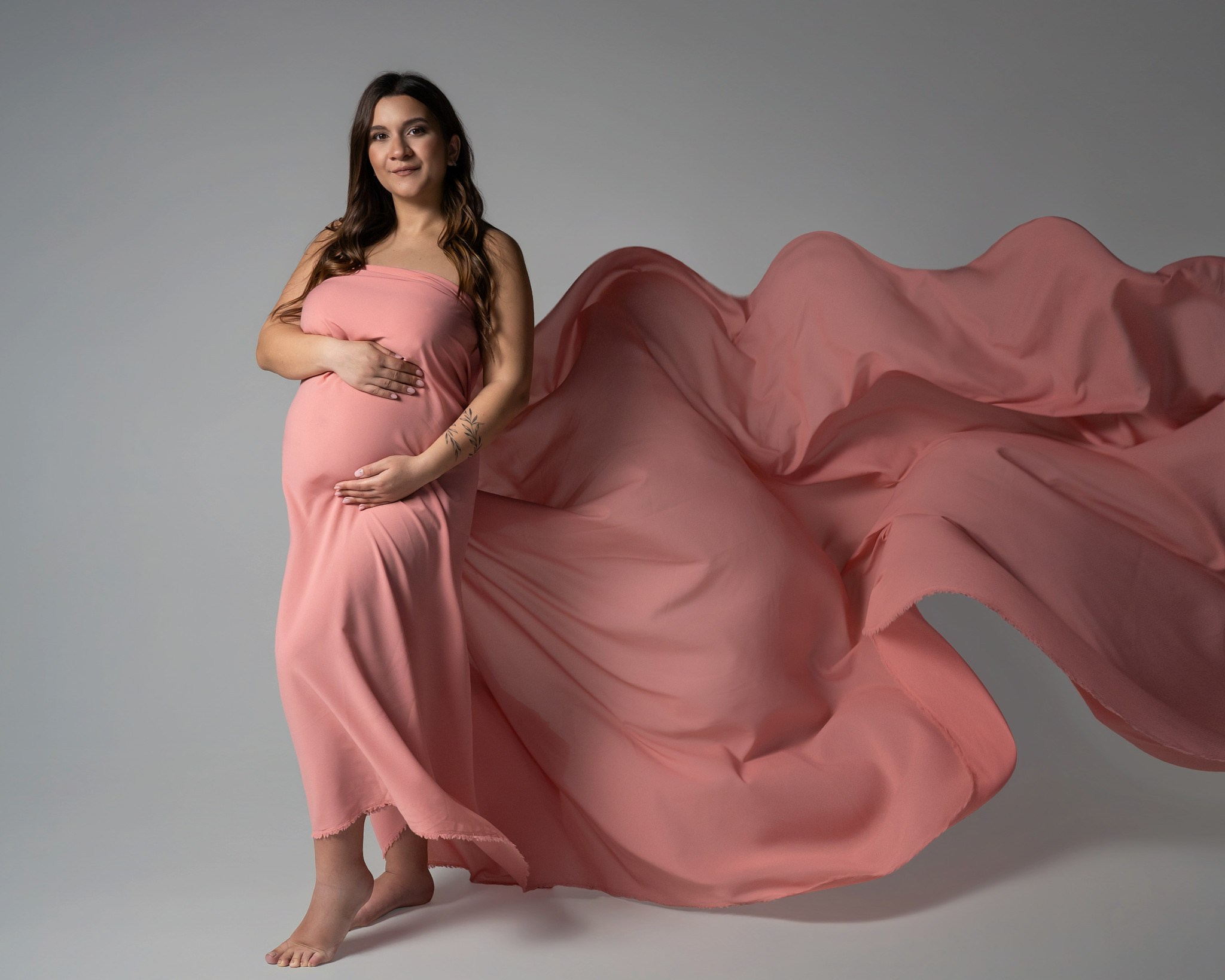 servizio fotografico gravidanza in studio a Padova