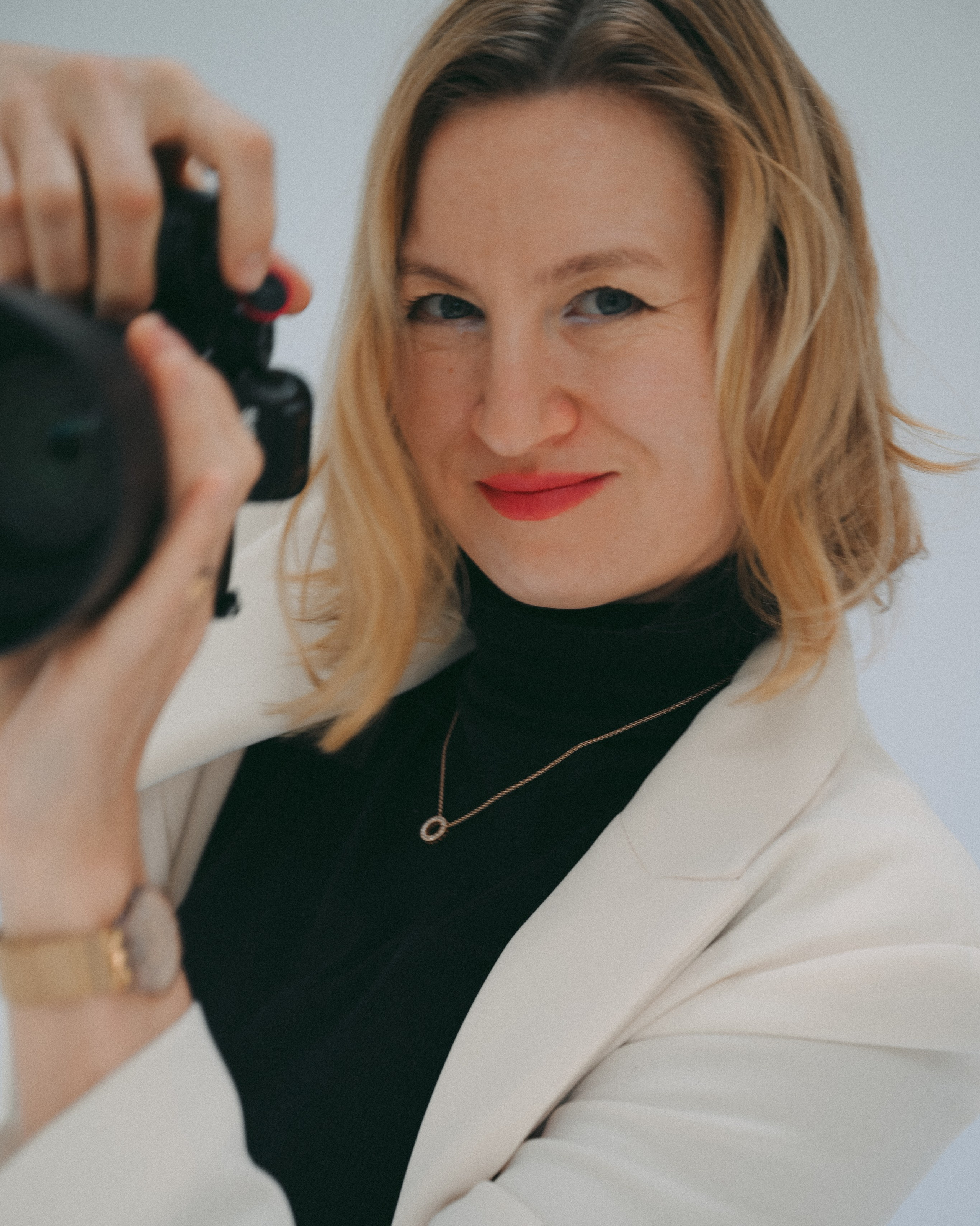 Portrait of photographer Irina Zoteeva, based in Solihull, England