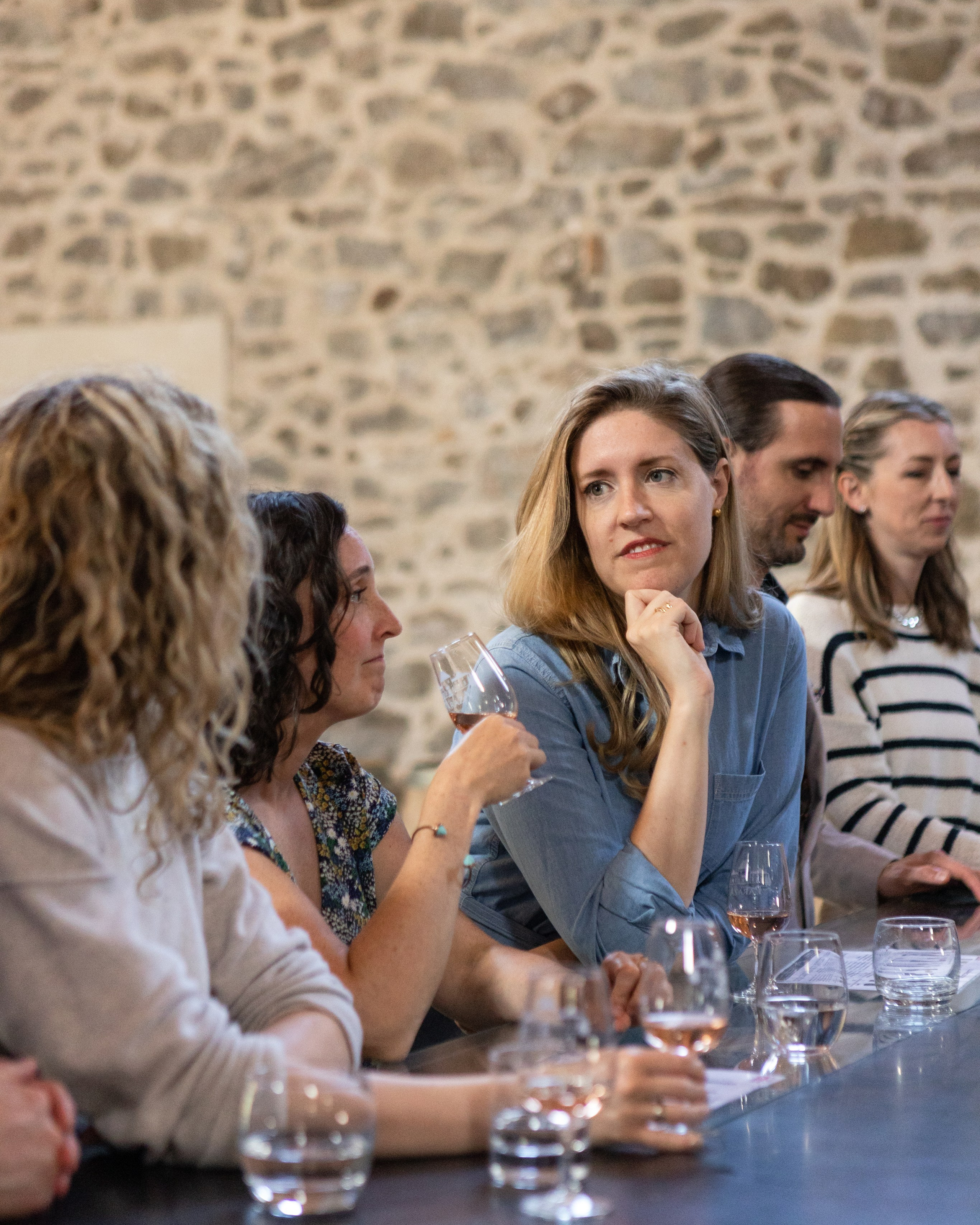 guests interacting during a corporate event in an elegant venue in France
