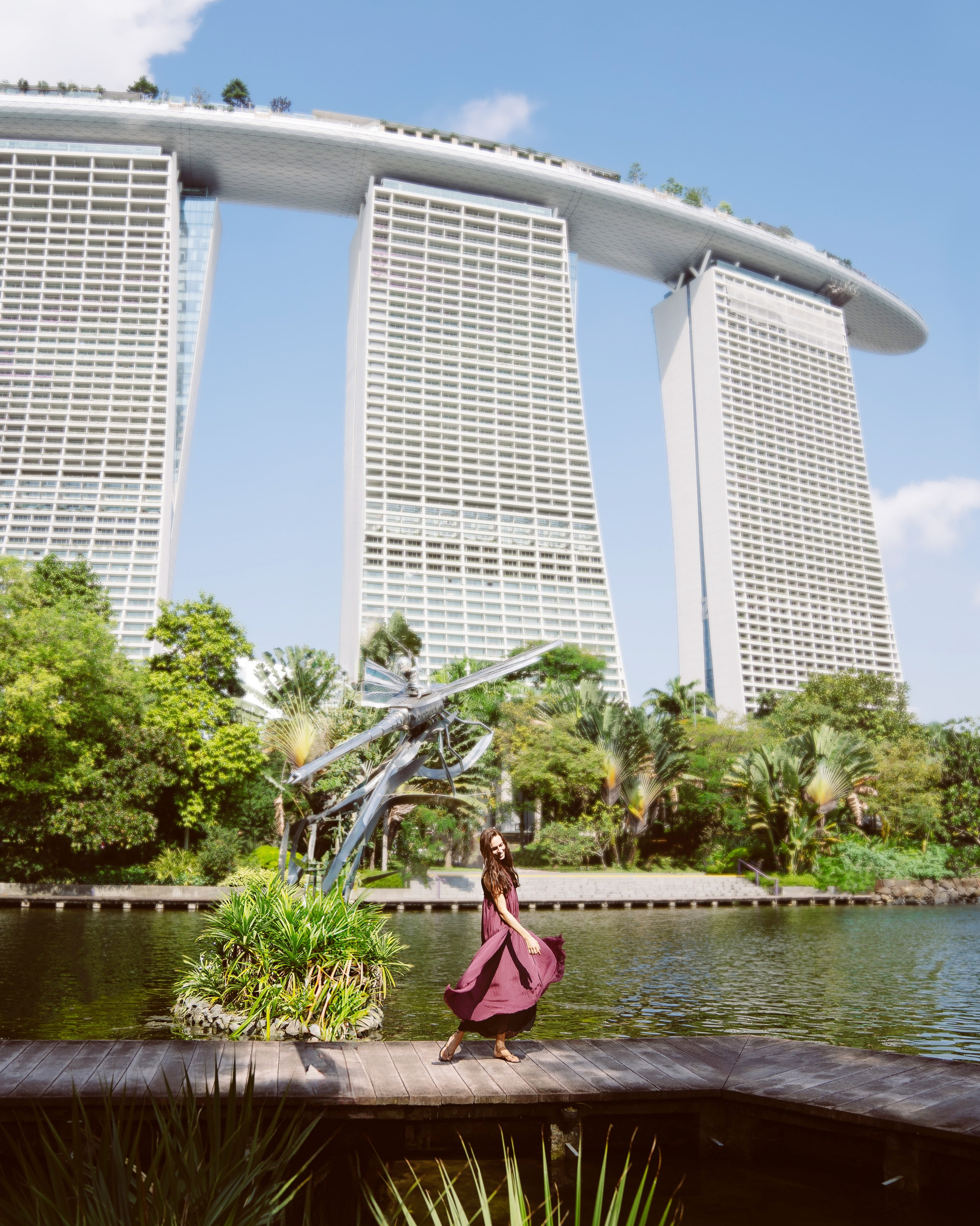 Gardens by the Bay. Dasha in Singapore