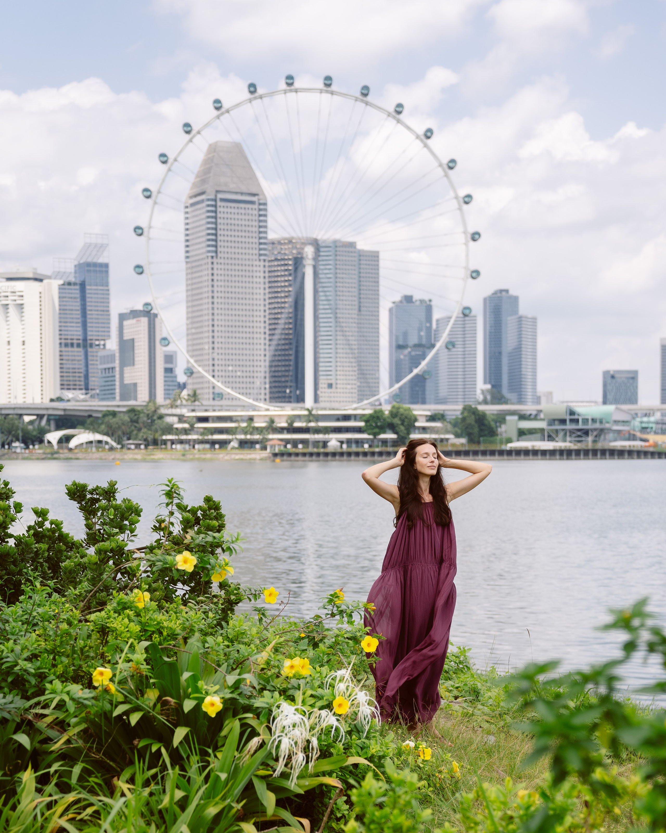Gardens by the Bay. Dasha in Singapore