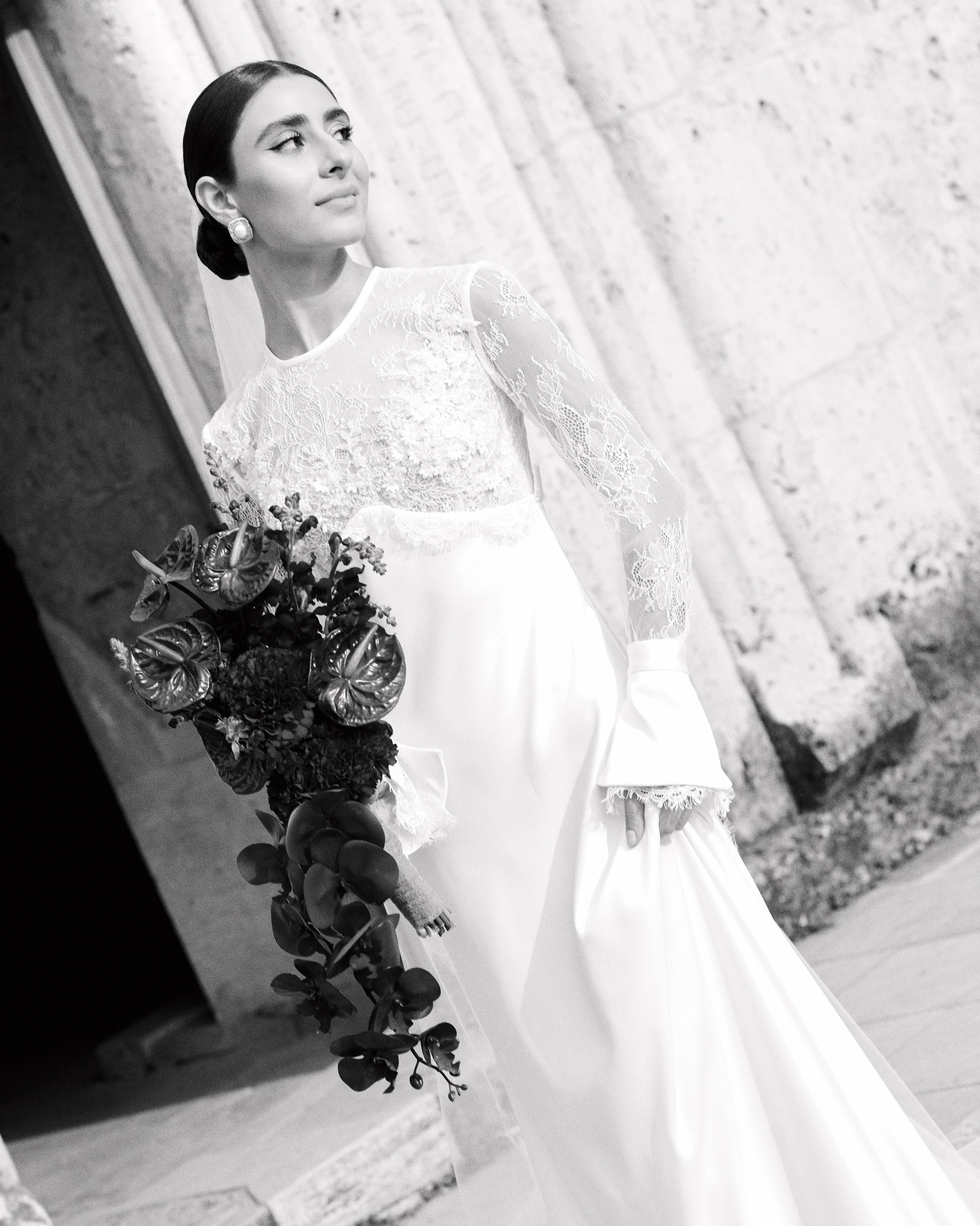 Romantic outdoor wedding photoshoot in Armenia