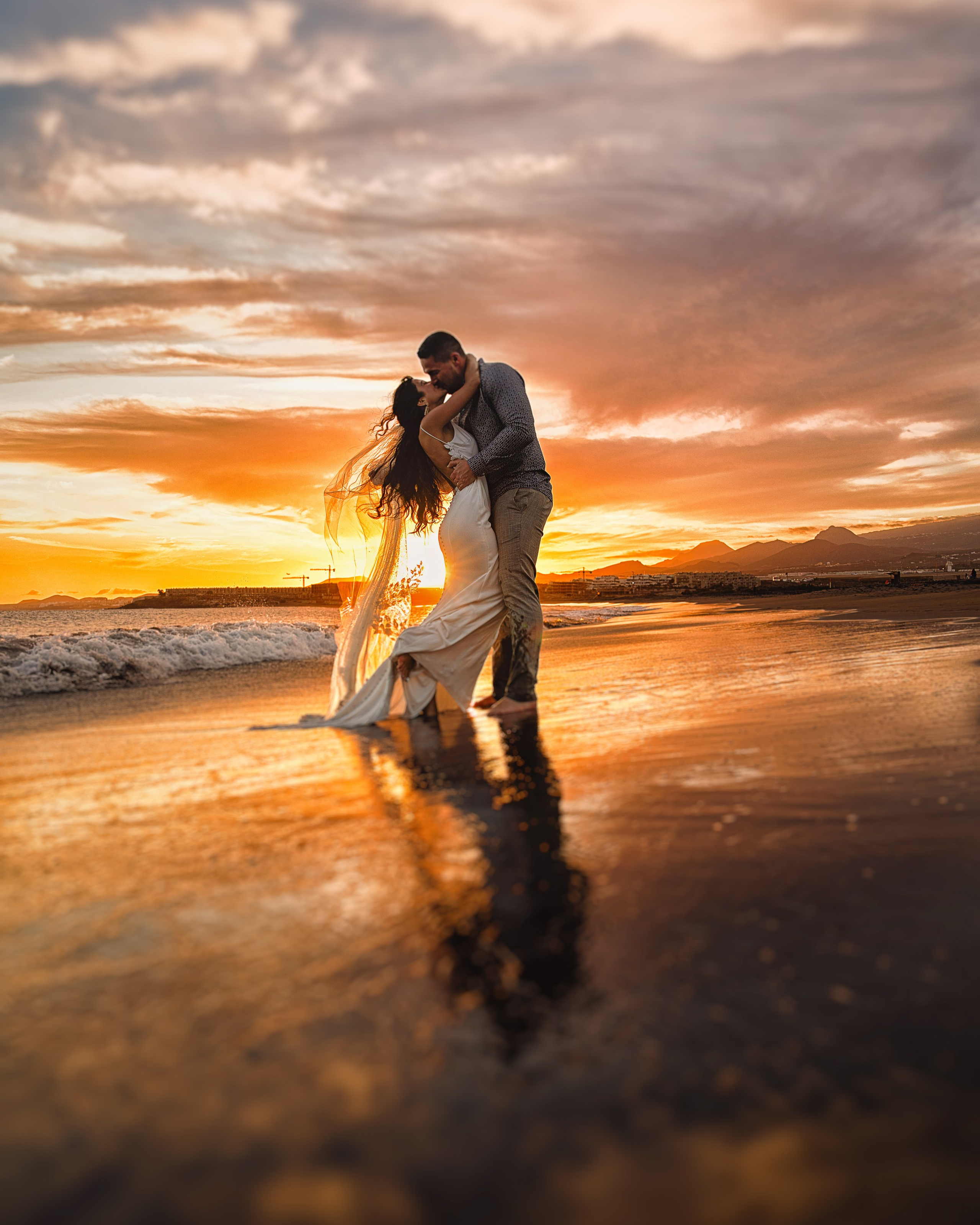 Bodas en Tenerife. Таня Боннет | Профессиональный фотограф на Тенерифе — Летящие платья