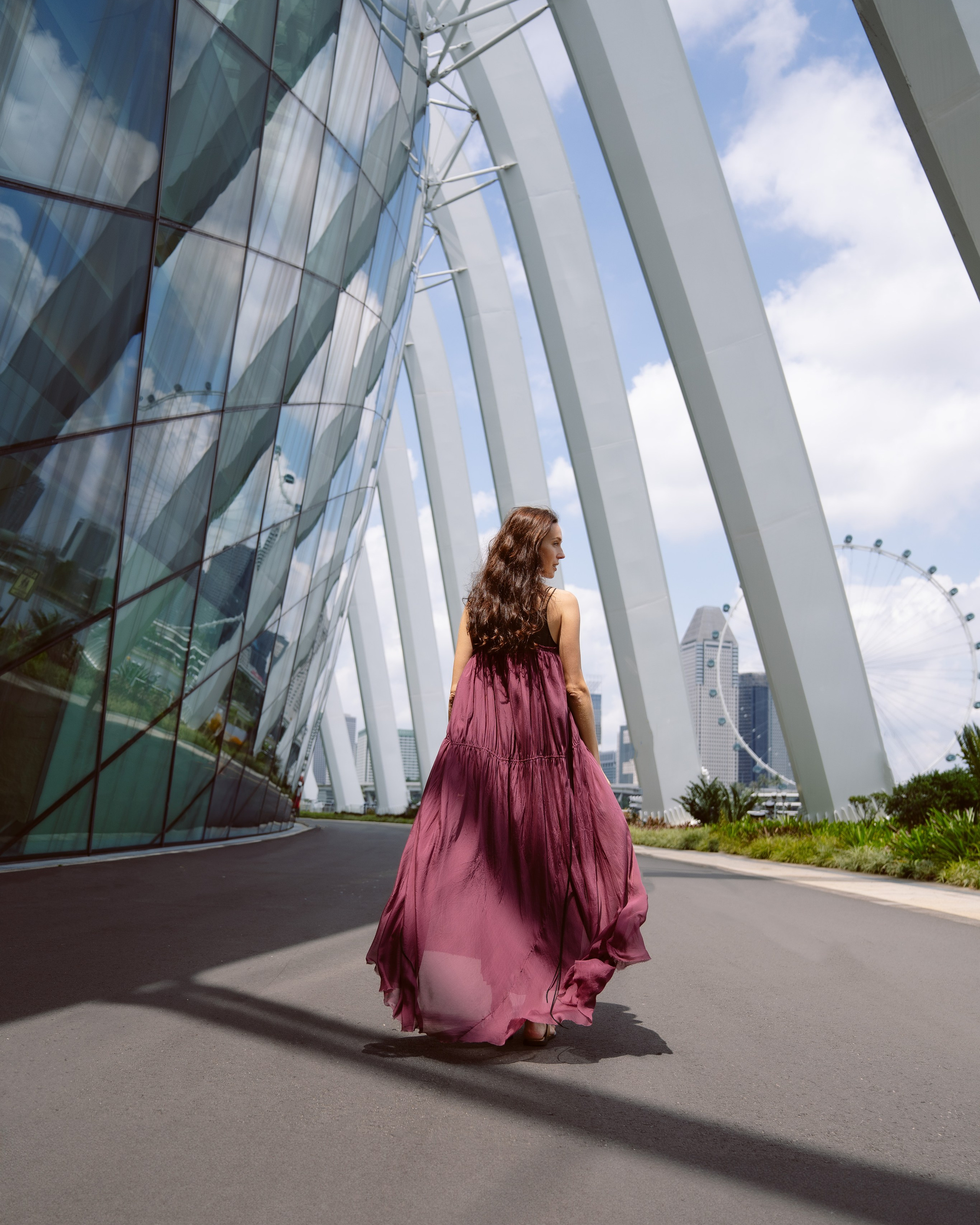 Gardens by the Bay. Dasha in Singapore
