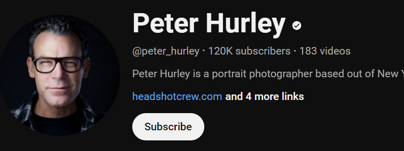 Peter Hurley photographer