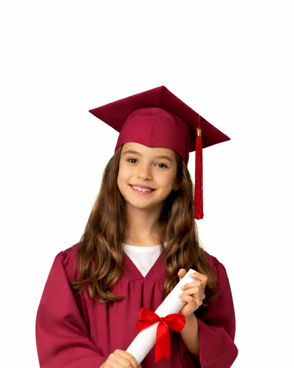 Академична абсолвентска тога за  завършване и дипломиране – тъмно син цвят