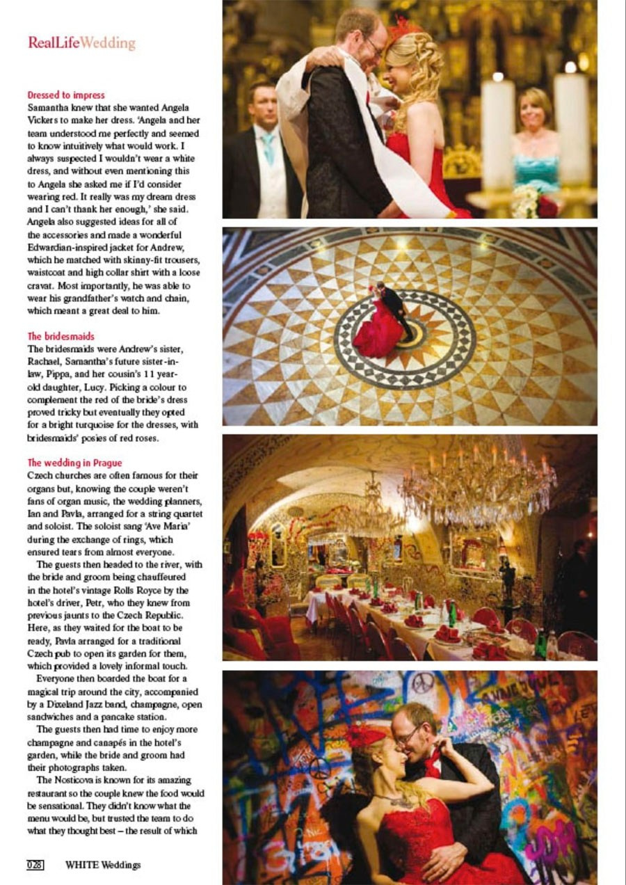 Sam and Andy: St Thomas Wedding Prague