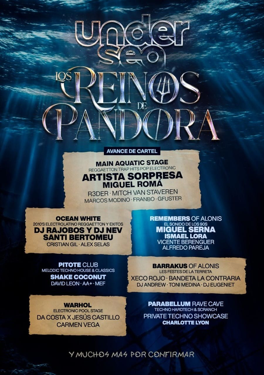 Undersea Festival возвращается в Terra Mítica: 8 сцен, 14 часов музыки и бассейн в центре события | FOTKAI