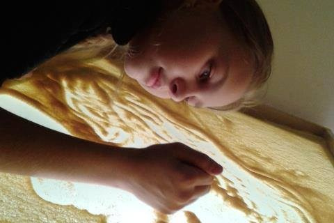 Sandanimasjonsverksted for barn