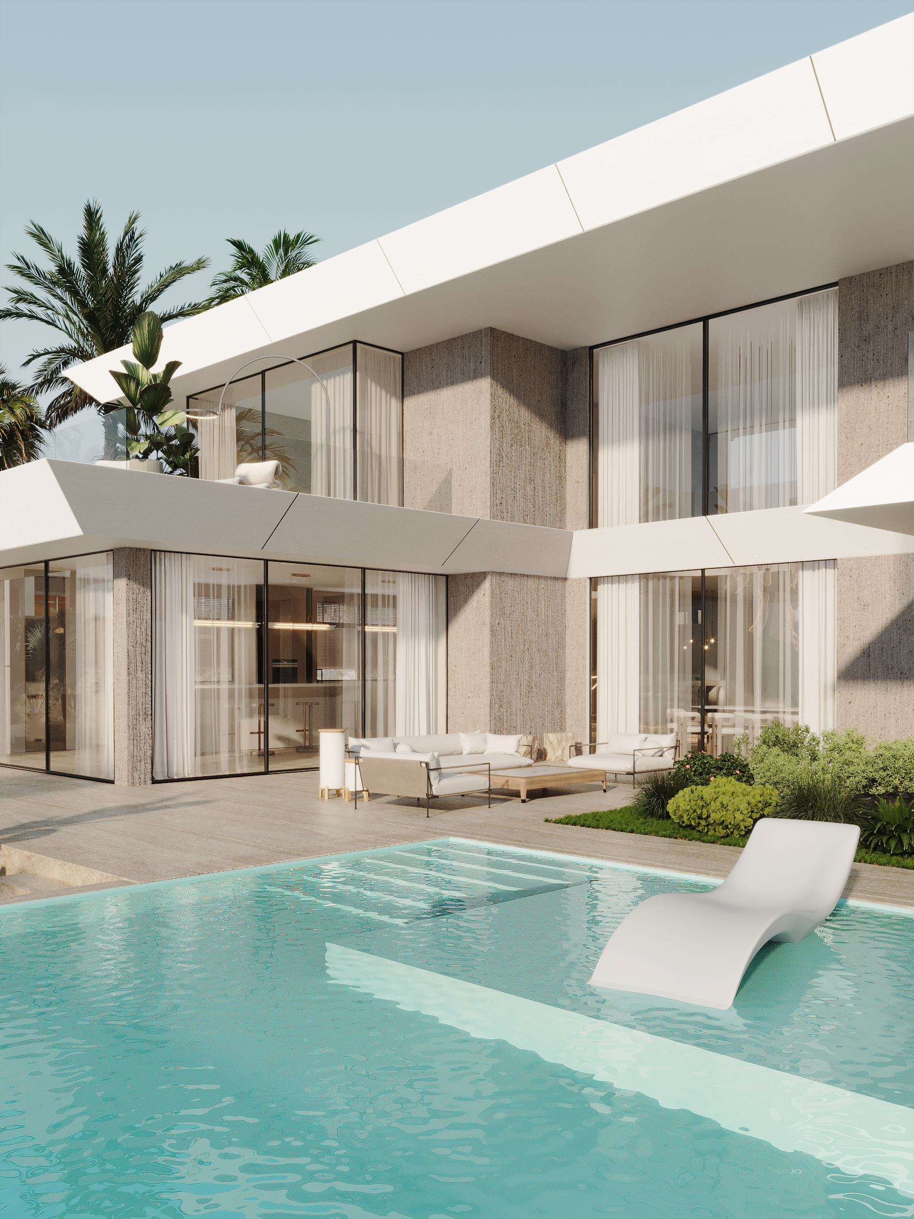 WHITE VILLA IN DUBAI