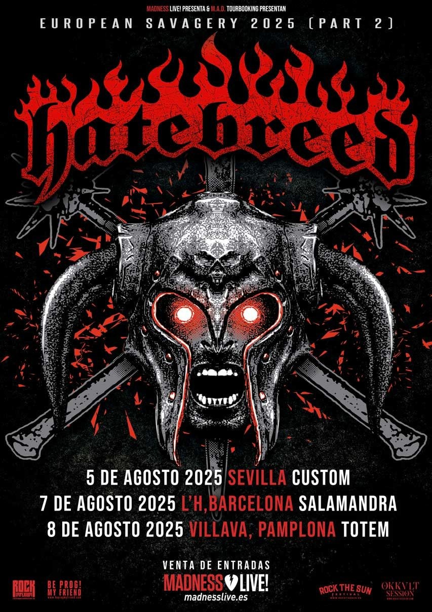 Календарь рок- и метал-концертов в Испании — август 2025 | FOTKAI