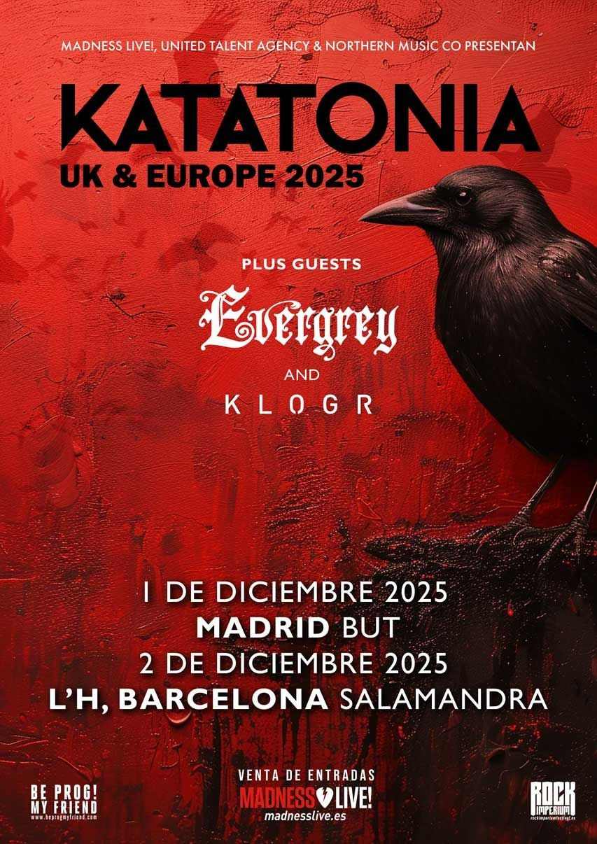 Katatonia: ‘Waking State of Europe’ — gira invernal por Europa y conciertos en España | FOTKAI