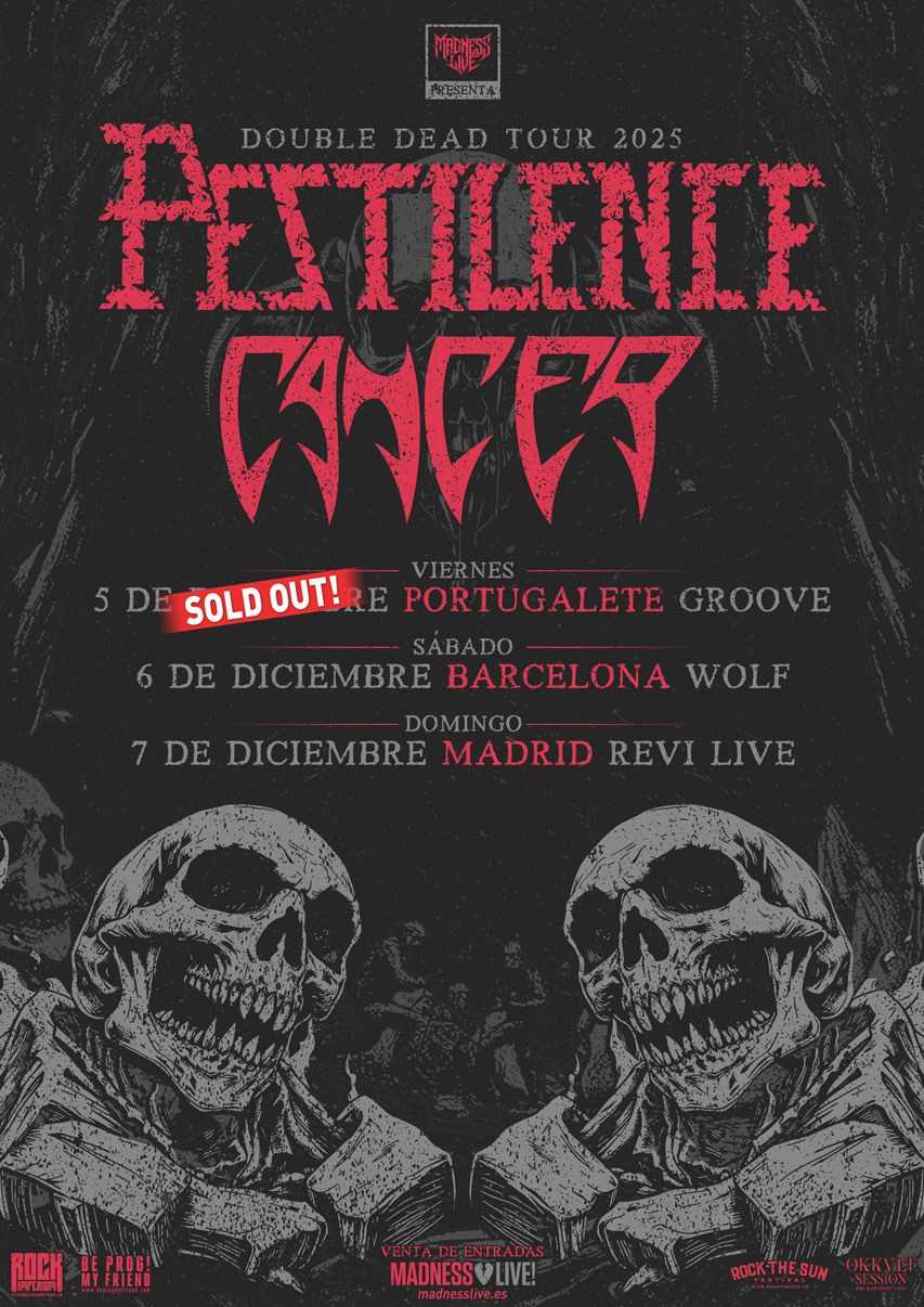 Pestilence and Cancer join forces in Spain for a powerful death-metal experience — Double Dead Tour | FOTKAI