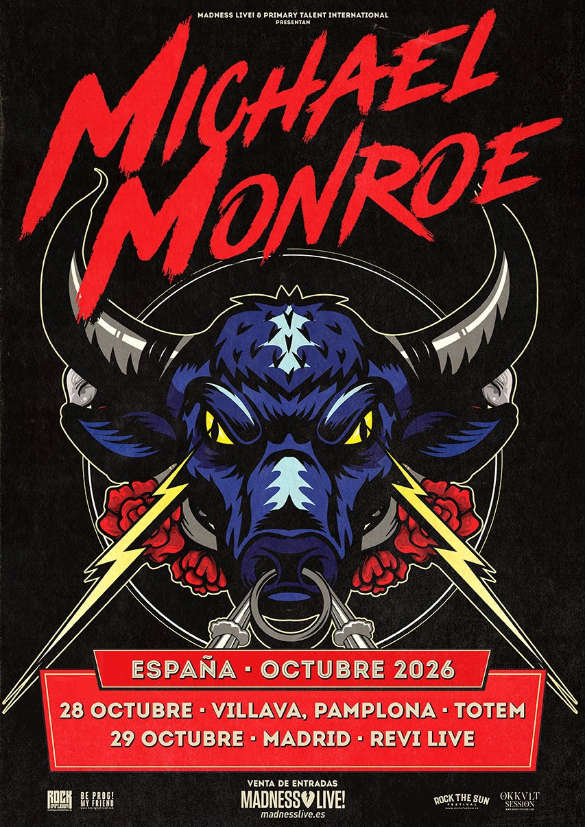 Michael Monroe in Spain 2026: concerts in Pamplona and Madrid | Outerstellar tour | FOTKAI