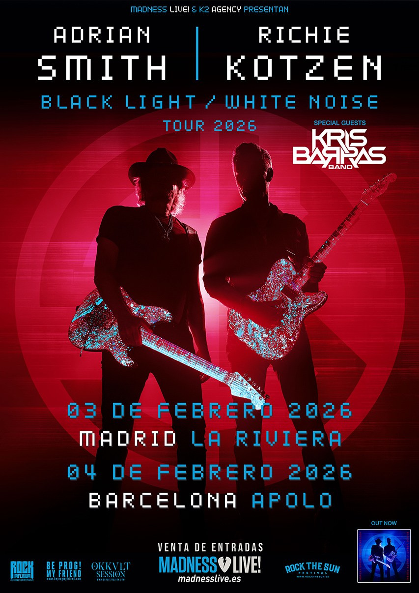 Smith/Kotzen en España: conciertos en Madrid y Barcelona del tour Black Light / White Noise | FOTKAI
