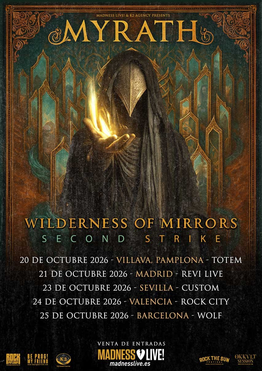 Myrath gira España 2026 — cinco ciudades en octubre con nuevo álbum | entradas ya a la venta | FOTKAI