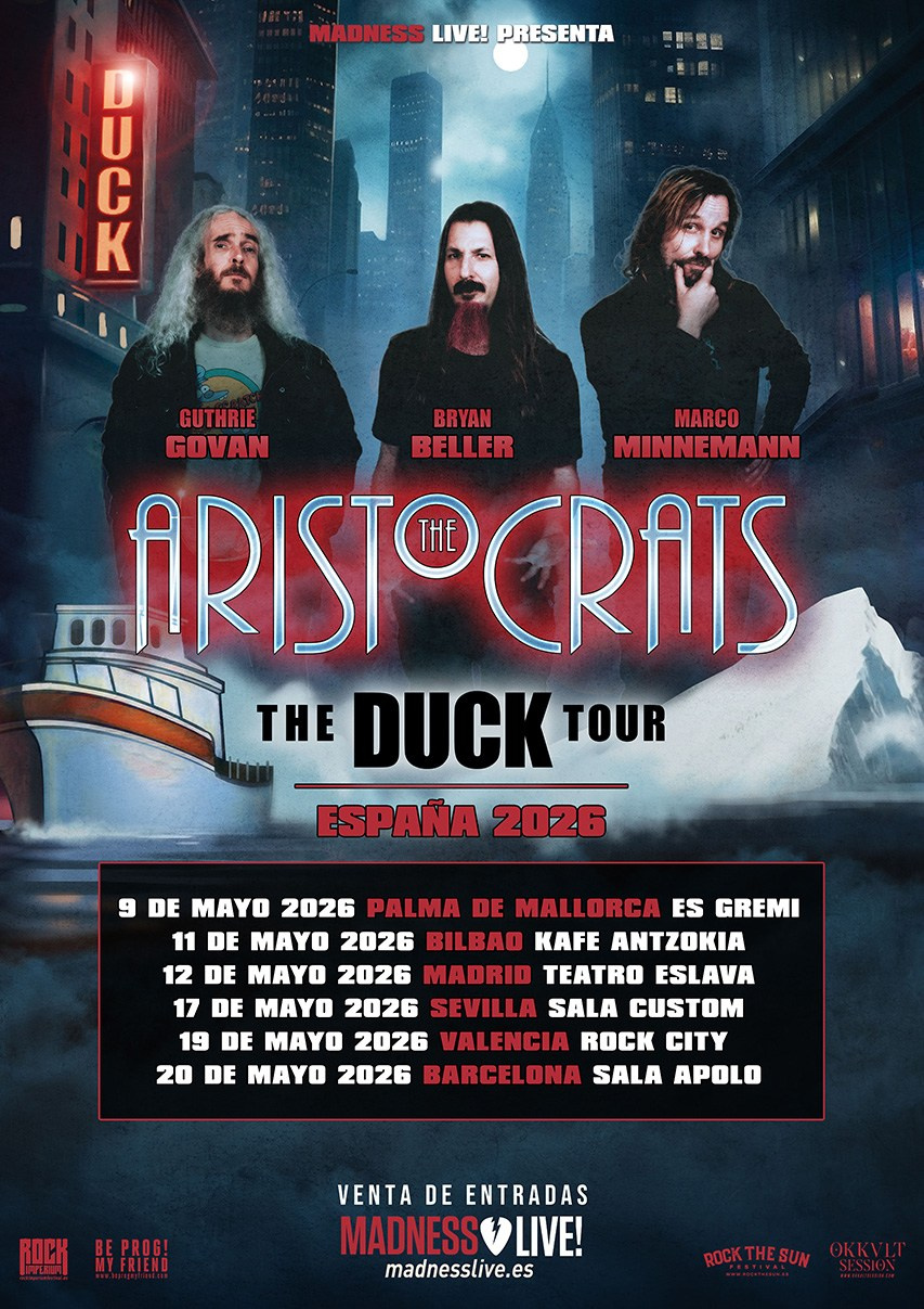 The Aristocrats возвращаются в Испанию в мае 2026: шесть концертов по всей стране | FOTKAI