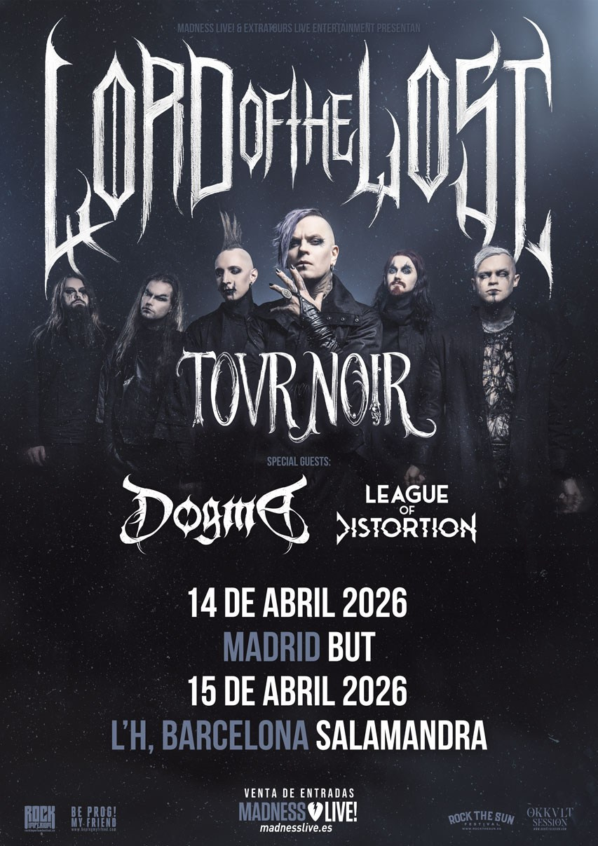 Lord Of The Lost Spain 2026 — OPVS NOIR Tour with Dogma and League of Distortion | FOTKAI