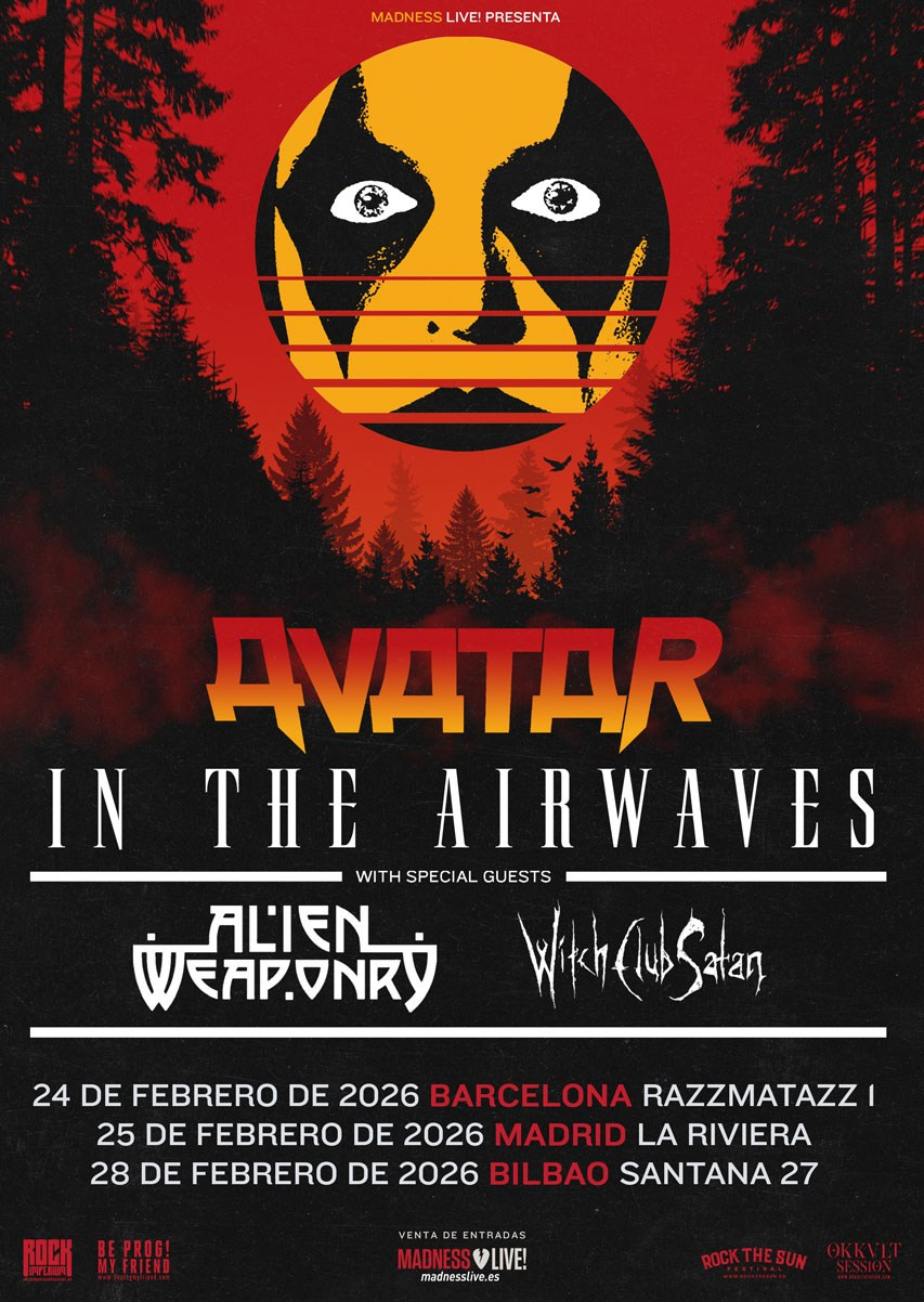 Avatar 2026 en España — conciertos de Avatar en Barcelona, Madrid y Bilbao | FOTKAI