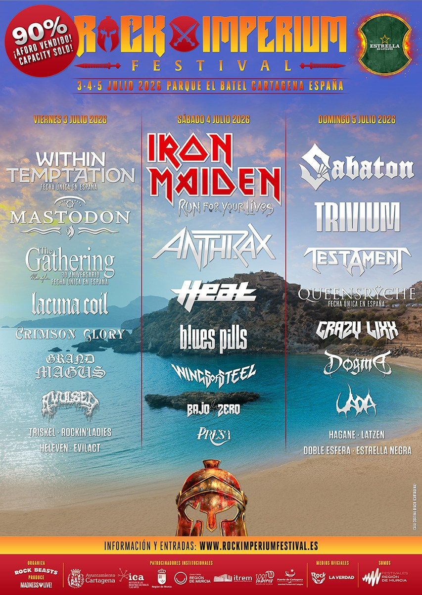Rock Imperium Festival 2026 — legends of rock & metal in Cartagena | FOTKAI
