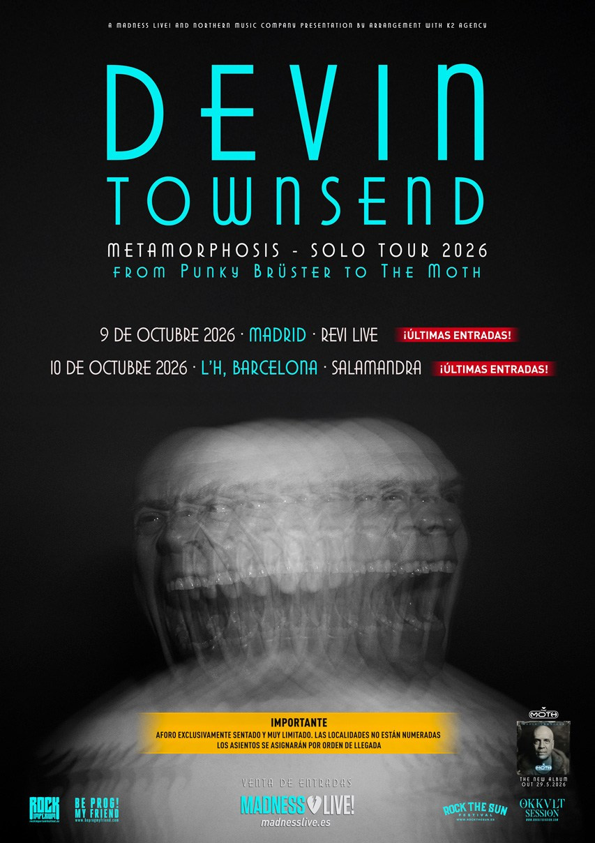 Devin Townsend to Perform Two Exclusive Acoustic Shows in Spain in 2026 with Fan Q&A Sessions | FOTKAI