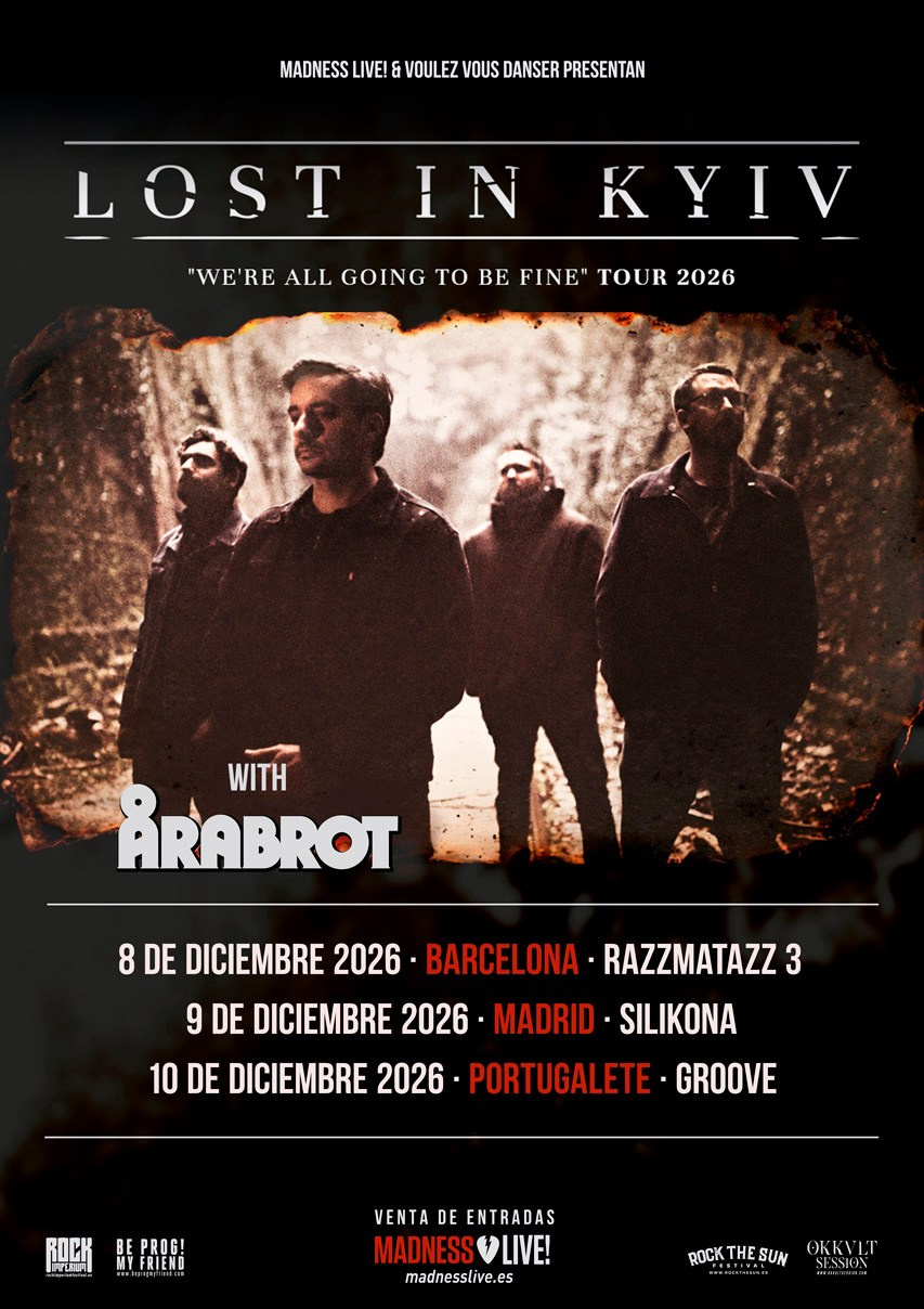 Lost in Kyiv y Årabrot en España: post-rock, post-metal y noise rock en una gira conjunta en vivo | FOTKAI
