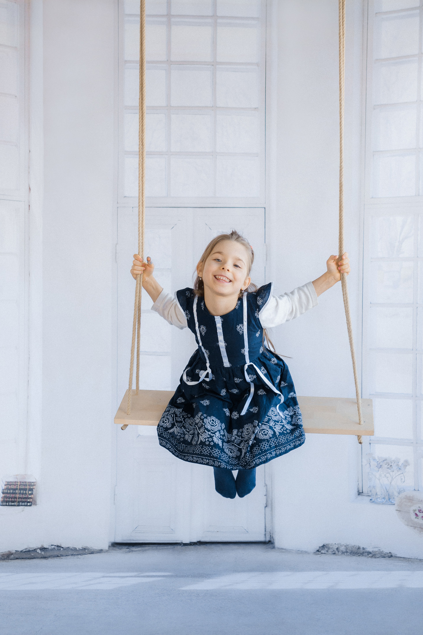 Mommy and me photosession in studio