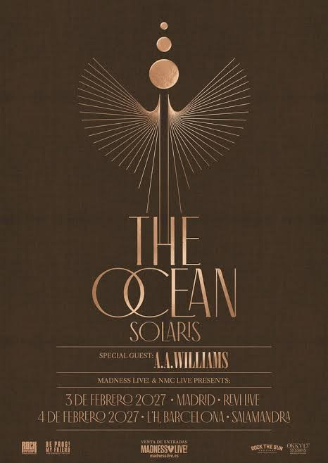 The Ocean en España: Solaris y A.A. Williams llevan el post-metal a Madrid y Barcelona en directo | FOTKAI