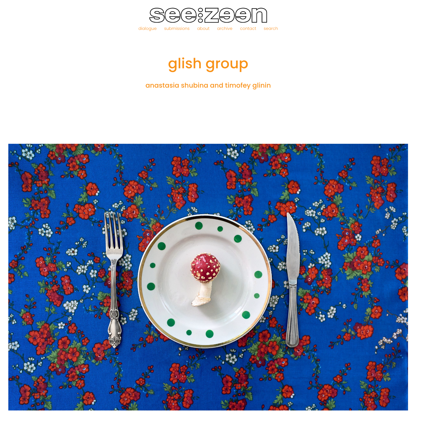 Tearsheets. GLISH ART — Timofey Glinin & Anastasia Shubina