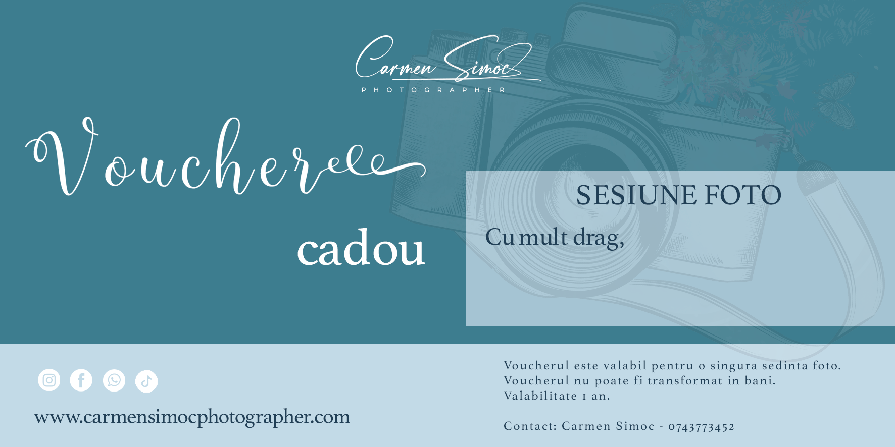 Servicii foto. Fotograf de familie, evenimente, produs și brand personal în Zalau, Cluj-Napoca Carmen Simoc