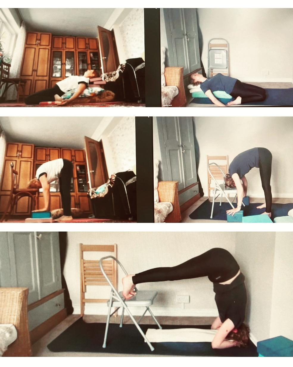 Online Iyengar yoga class