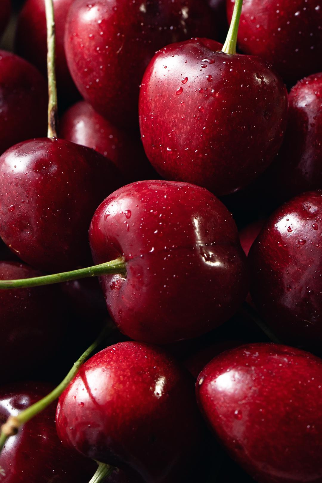 Food Foto Kirsche in Makro Aufnahme Fotografie