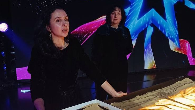 LysSkolen. Sand Animasjonsteatret