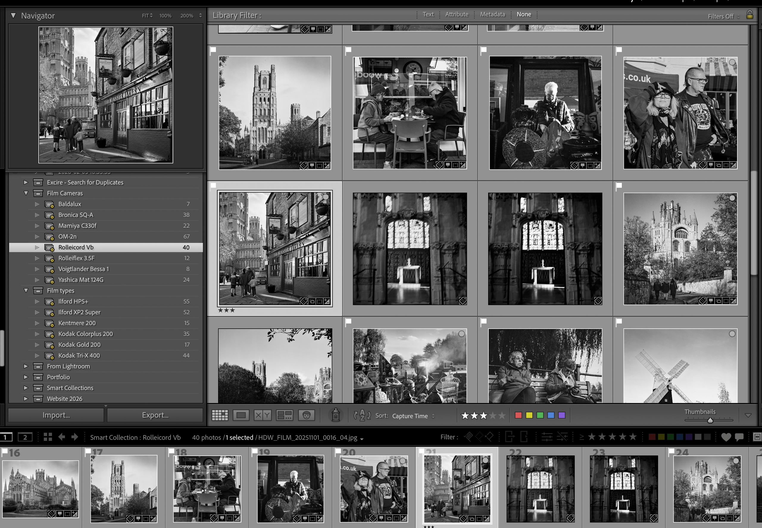 How to Use EXIF Data with Scanned Film Photos | Film Photography Workflow. Hedley Wright Photography | East Anglia Sport, Street, Wildlife, Landscape & Astrophotography