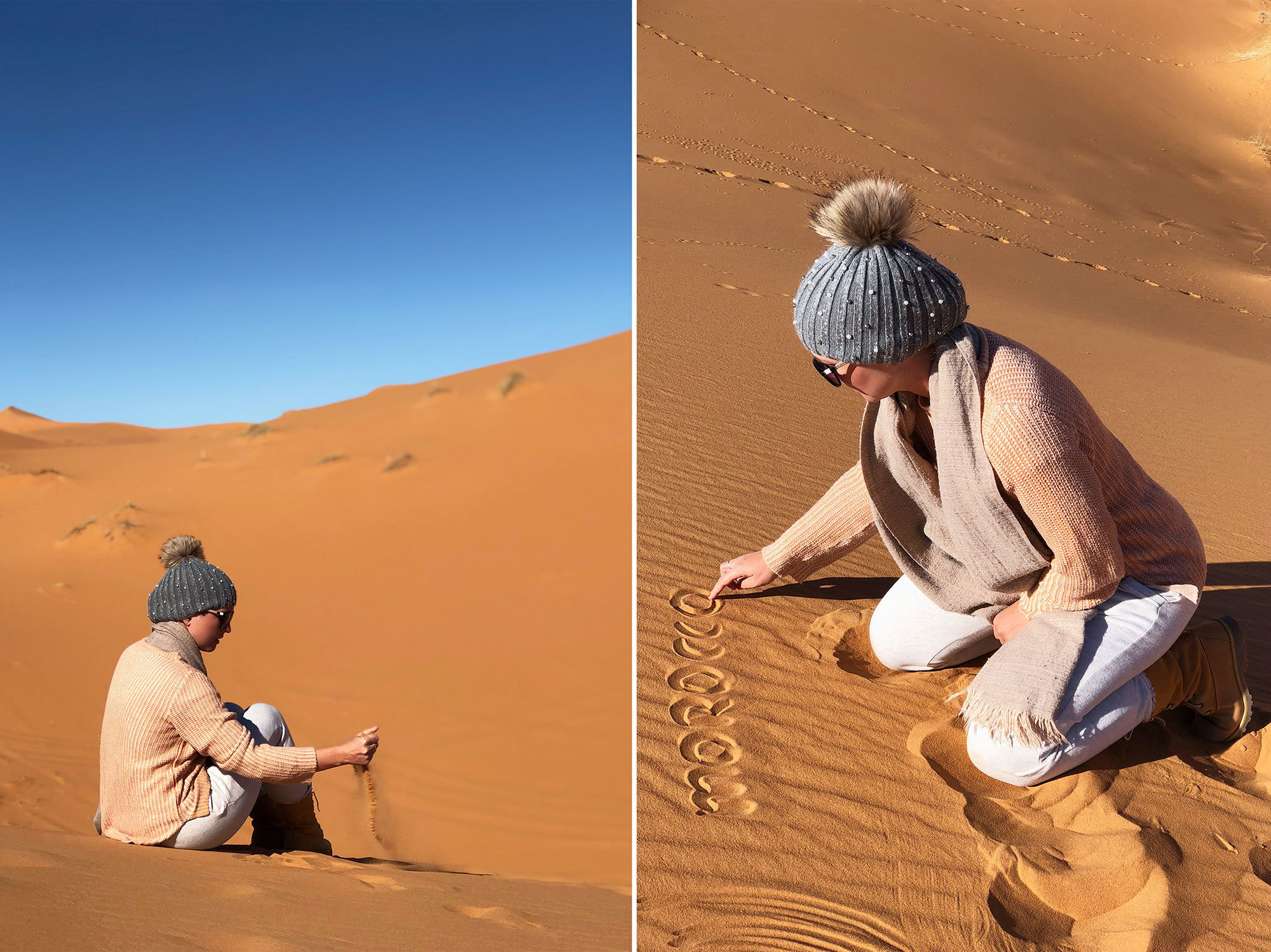 Woestijn Erg-Shebby in Marokko