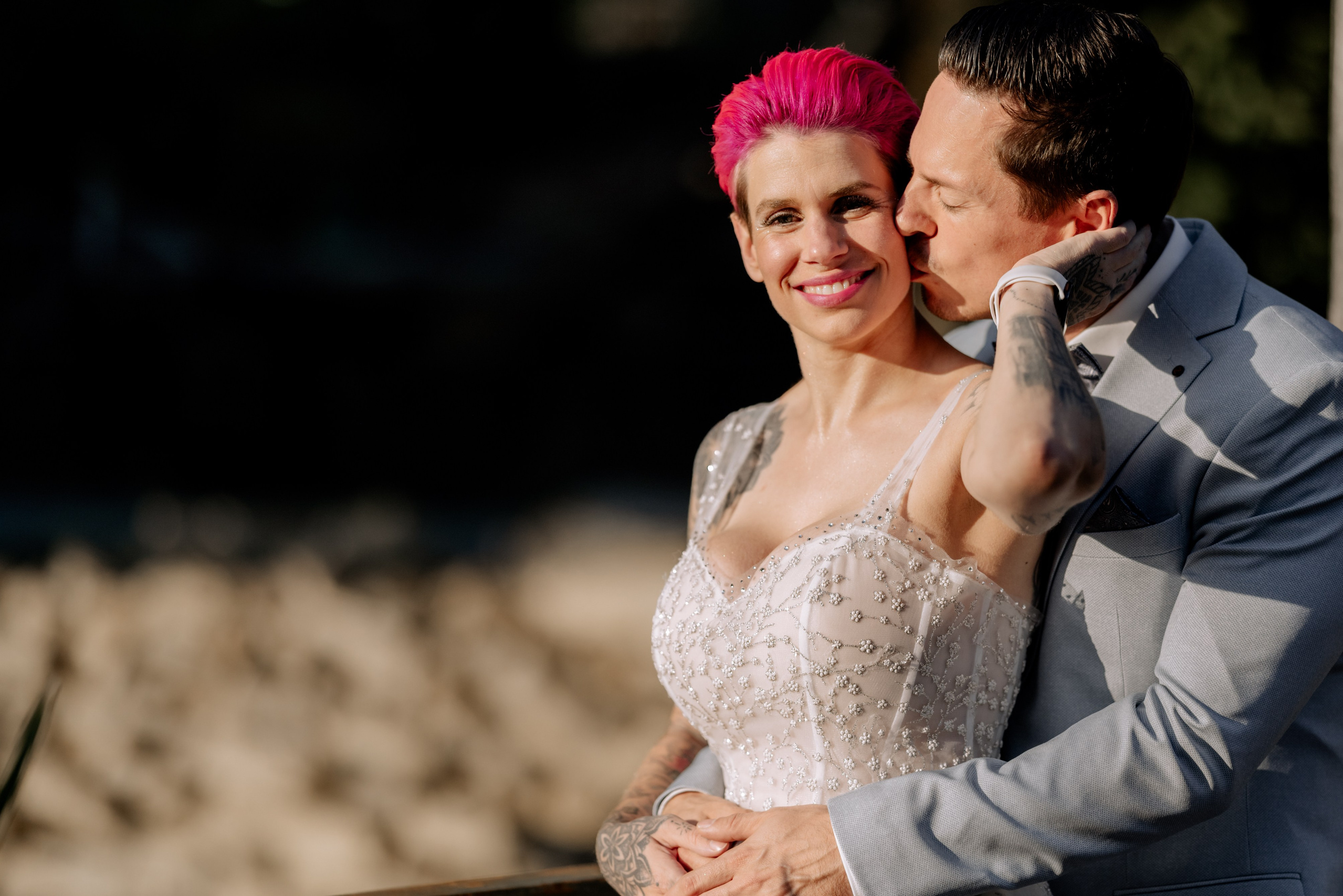Braut und Bräutigam bei emotionalem Hochzeitsshooting – Hochzeitsfotografie Würzburg