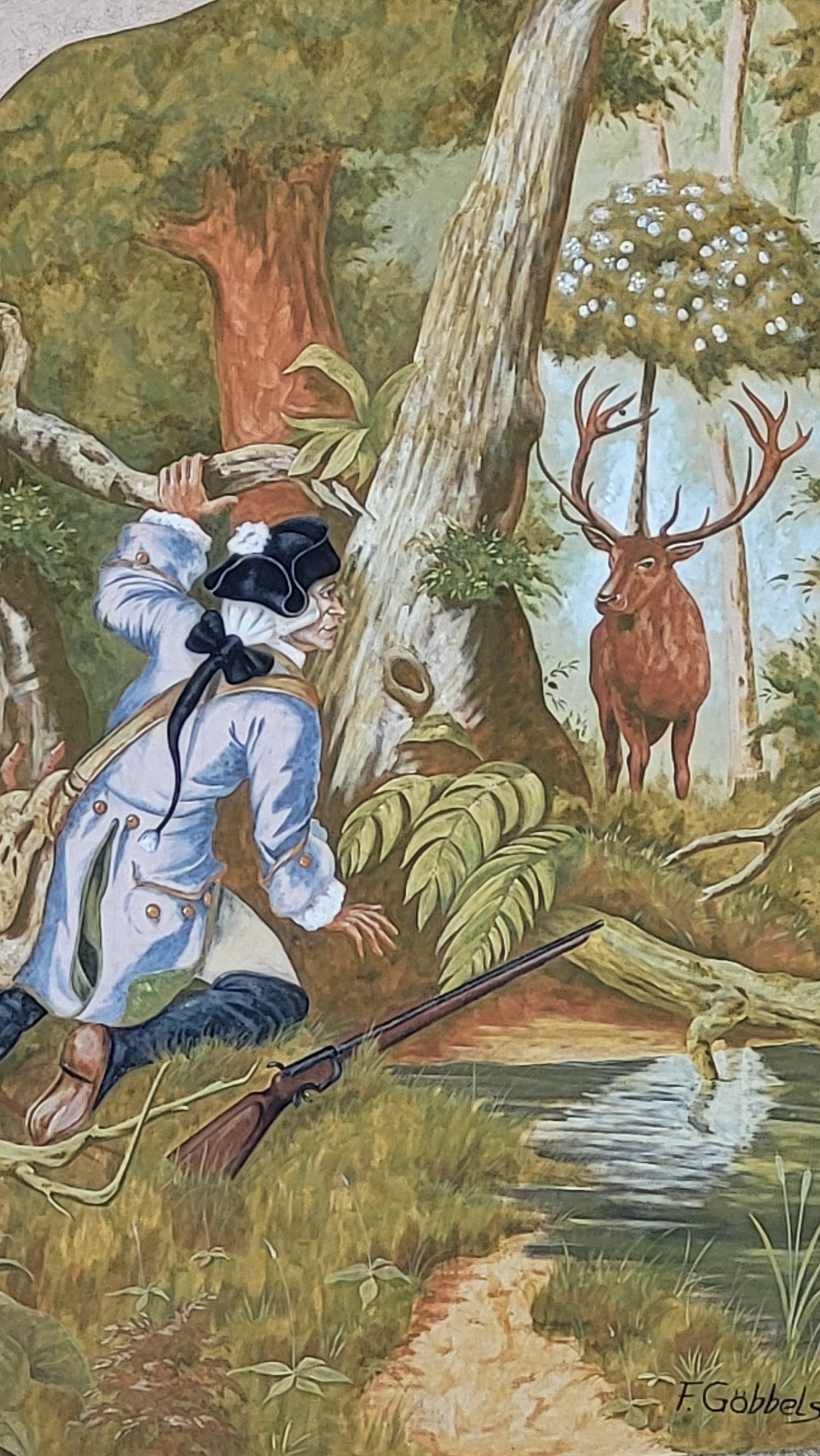 Wie es dazu kam, dass in der Rühler Schweiz so viele Kirschbäume  gibt.... Schwarz-weiß Fotografie in Münster. Fotografin Viktoria Roschen