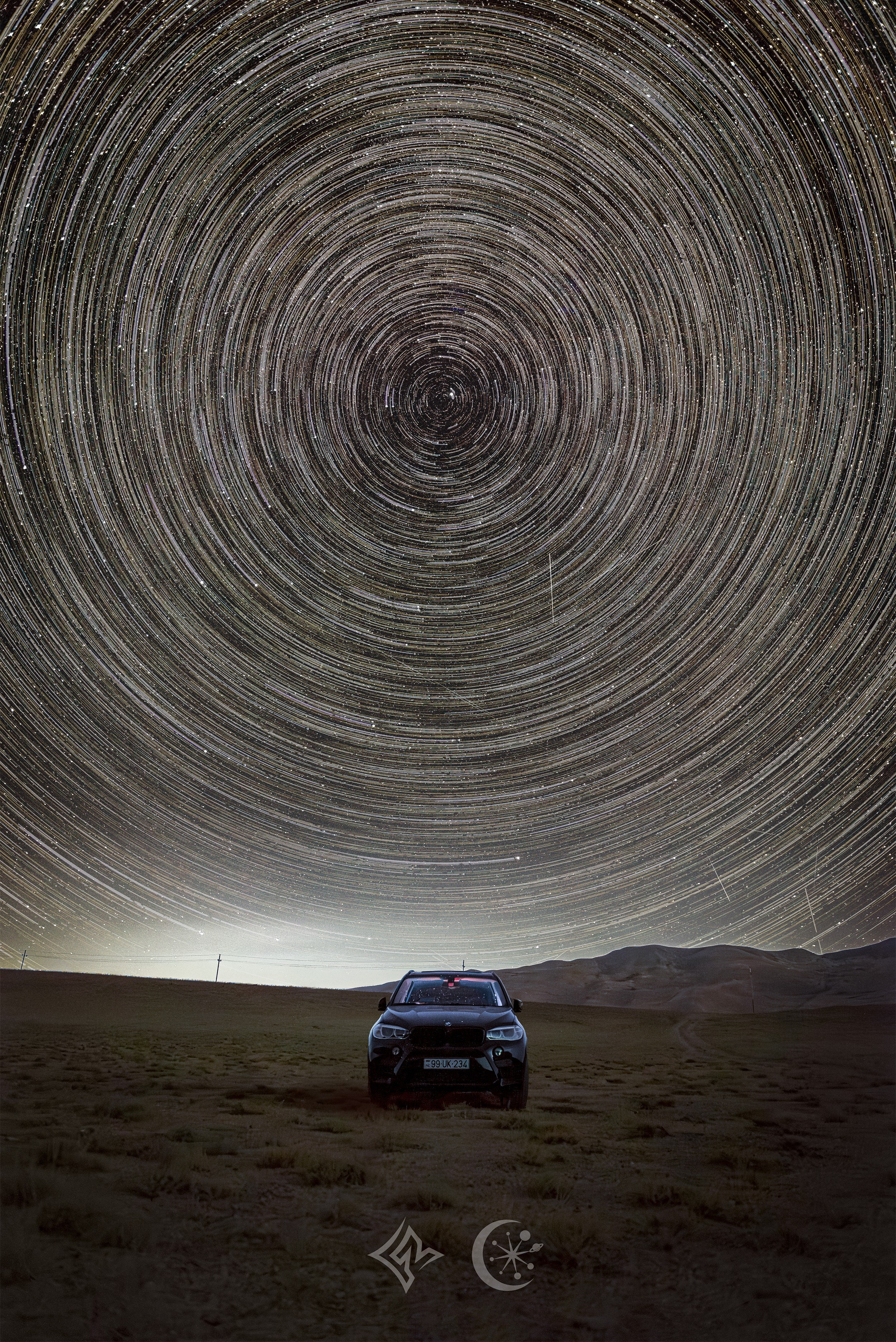 Şimal qütb. 2 saat ərzində. Həvəskar Astronomlar Cəmiyyəti — Astronomy.az